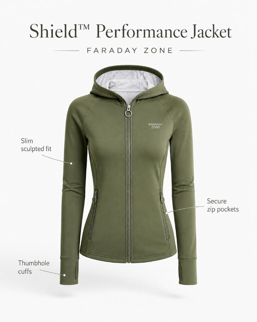 Women’s Faraday Hoodie Jacket in olive